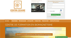 Desktop Screenshot of centre-cesame.com