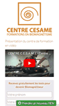Mobile Screenshot of centre-cesame.com